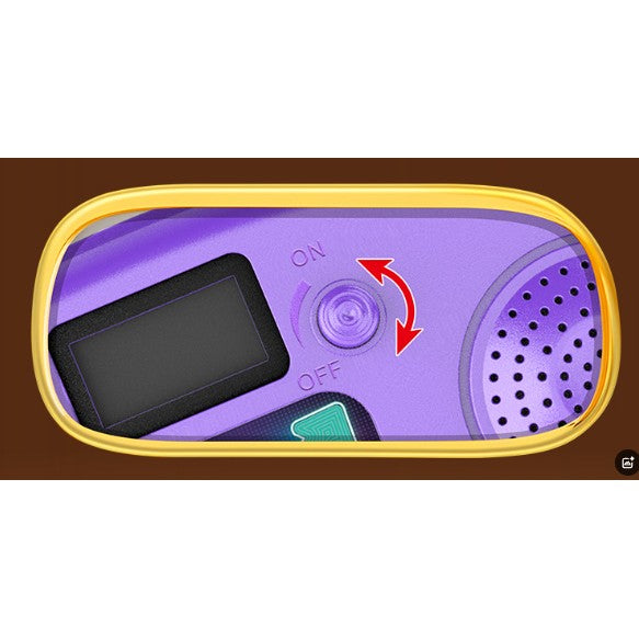 Covor Muzical de Dans Interactiv, Conectivitate Bluetooth, 4 Moduri de Joc, Material Impermeabil, Copii 4-6 Ani, 90 x 90 cm, Mov