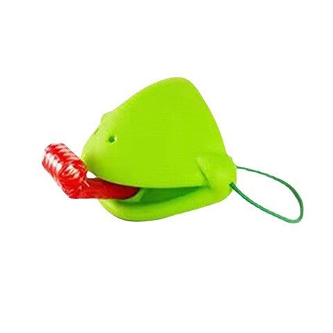 Joc de Societate Tip Cameleon, Interactiv de Dexteritate cu Masti si Limbi Lipicioase, Plastic si Carton, Varsta +4 Ani, Multicolor, 2 Jucatori