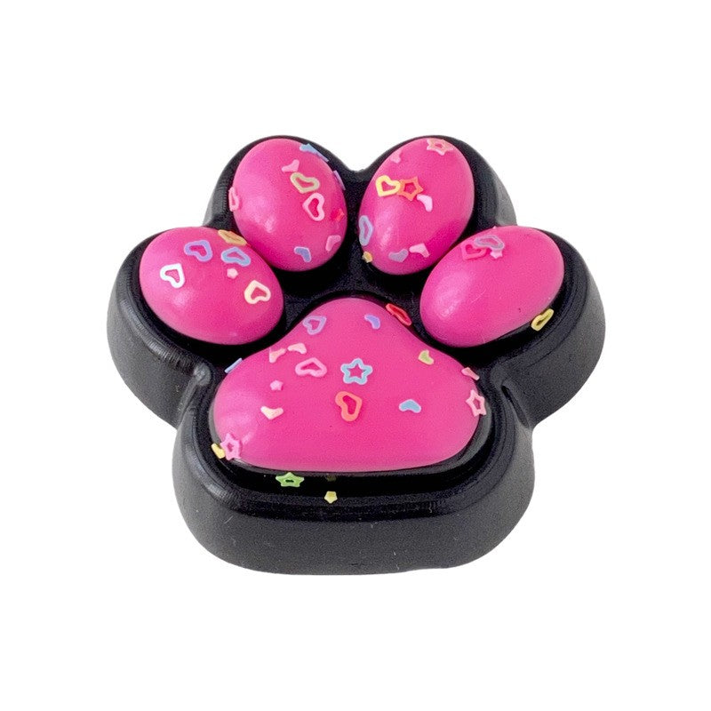 Jucarie Antistres Squishy Model Labuta de Pisica, Revenire Lenta pentru Relaxare si Senzorial, Silicon Moale, 6.8x6.2 cm, 55g, Roz Inchis