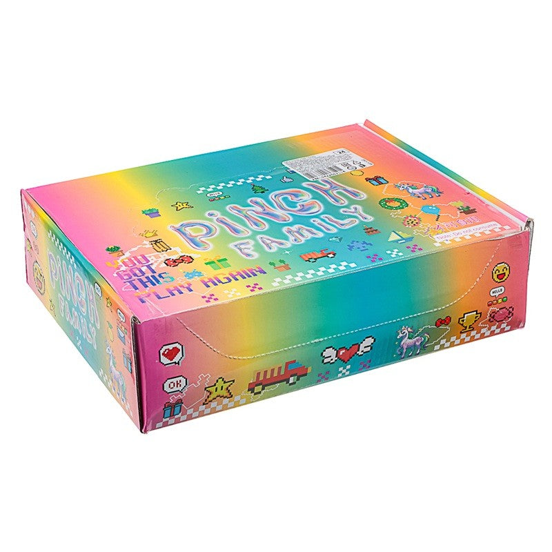 Cutie Ambalare pentru Set 12 Jucarii Antistres Squishy, Carton Rezistent, Depozitare si Cadou, 14 x 14 x 14 cm, Multicolor