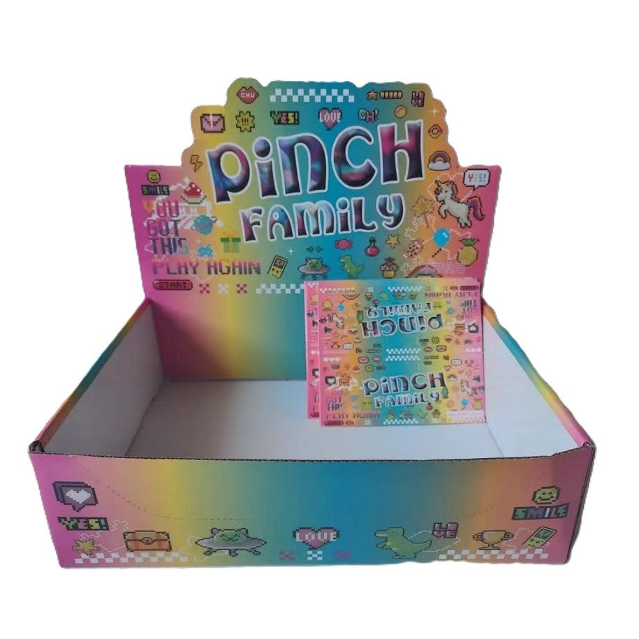 Cutie Ambalare pentru Set 12 Jucarii Antistres Squishy, Carton Rezistent, Depozitare si Cadou, 14 x 14 x 14 cm, Multicolor