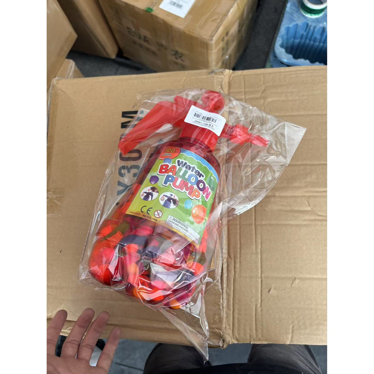Set Baloane Cu Apa Autosigilante Cu Rezervor De Umplere 1.5L, Jocuri De Vara Exterior, 300 Bucati, Multicolor, 34 x 27 x 10 cm
