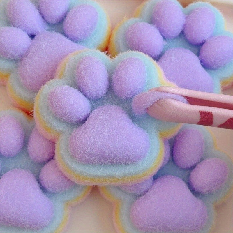 Jucarie Antistres Squishy, Model Labuta de Pisica Cat Paw, Revenire Lenta pentru Relaxare, Material Squeeze Moale, 12.5x10.5 cm, 220g, Multicolor