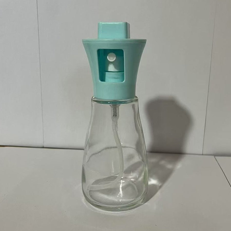 Pulverizator pentru Ulei si Otet, Spray Multifunctional pentru Bucatarie, Gatit sau Gratar, Sticla Rezistenta, Gura Larga de Umplere, 17.3 x 5.6 cm, 170 ml, Albastru