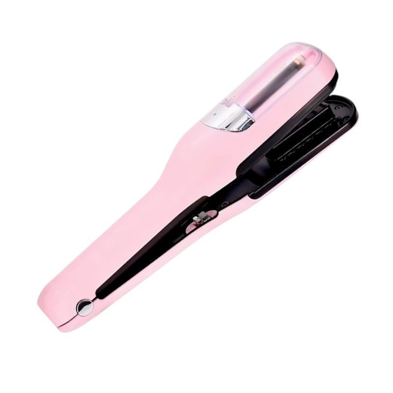 Aparat pentru Repararea Varfurilor Despicate, Tehnologie cu Ioni Negativi si Netezire, Dispozitiv 2 in 1 Reincarcabil, ABS si PC, Baterie 500 mAh, Roz