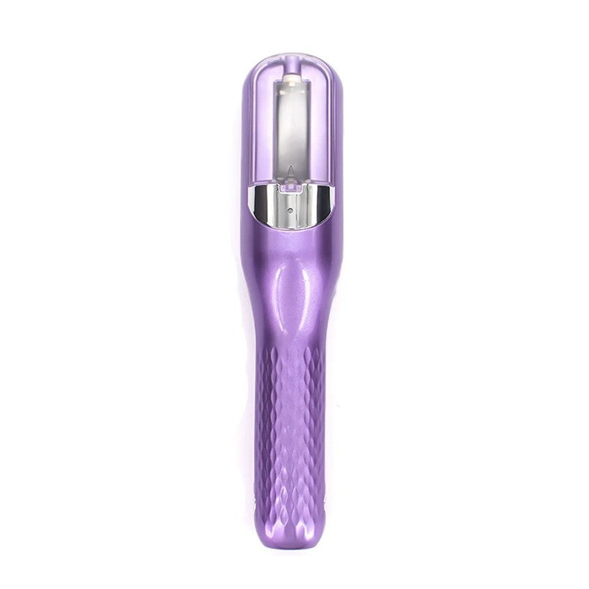 Aparat pentru Repararea Vârfurilor Despicate, Tehnologie cu Ioni Negativi și Netezire Profesională, Reîncărcabil USB, Baterie 500 mAh, ABS și PC, Mov