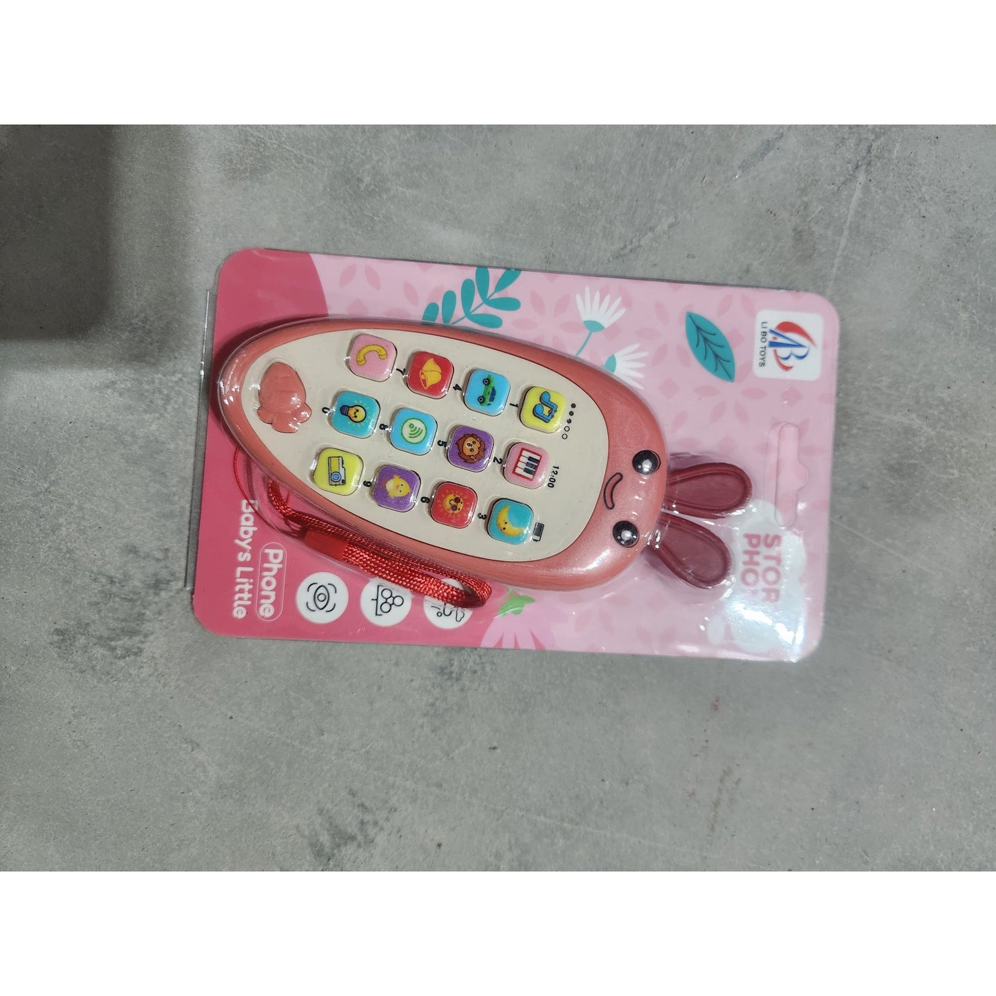 Telefon Inteligent Interactiv pentru Copii, Model Morcov cu Functii Educative, Muzicale si Vocale, Plastic Rezistent, 4-6 Ani, 19 x 11.5 cm, Roz
