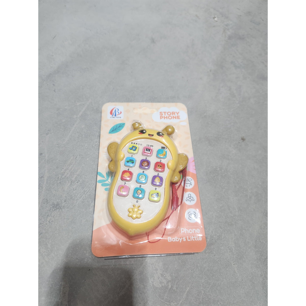 Telefon Inteligent Interactiv pentru Copii, Jucarie Educativa cu Functii Muzicale si Vocale, Model Albinuta, Material Plastic, 19 x 11.5 cm, Galben/Multicolor, 4-6 Ani