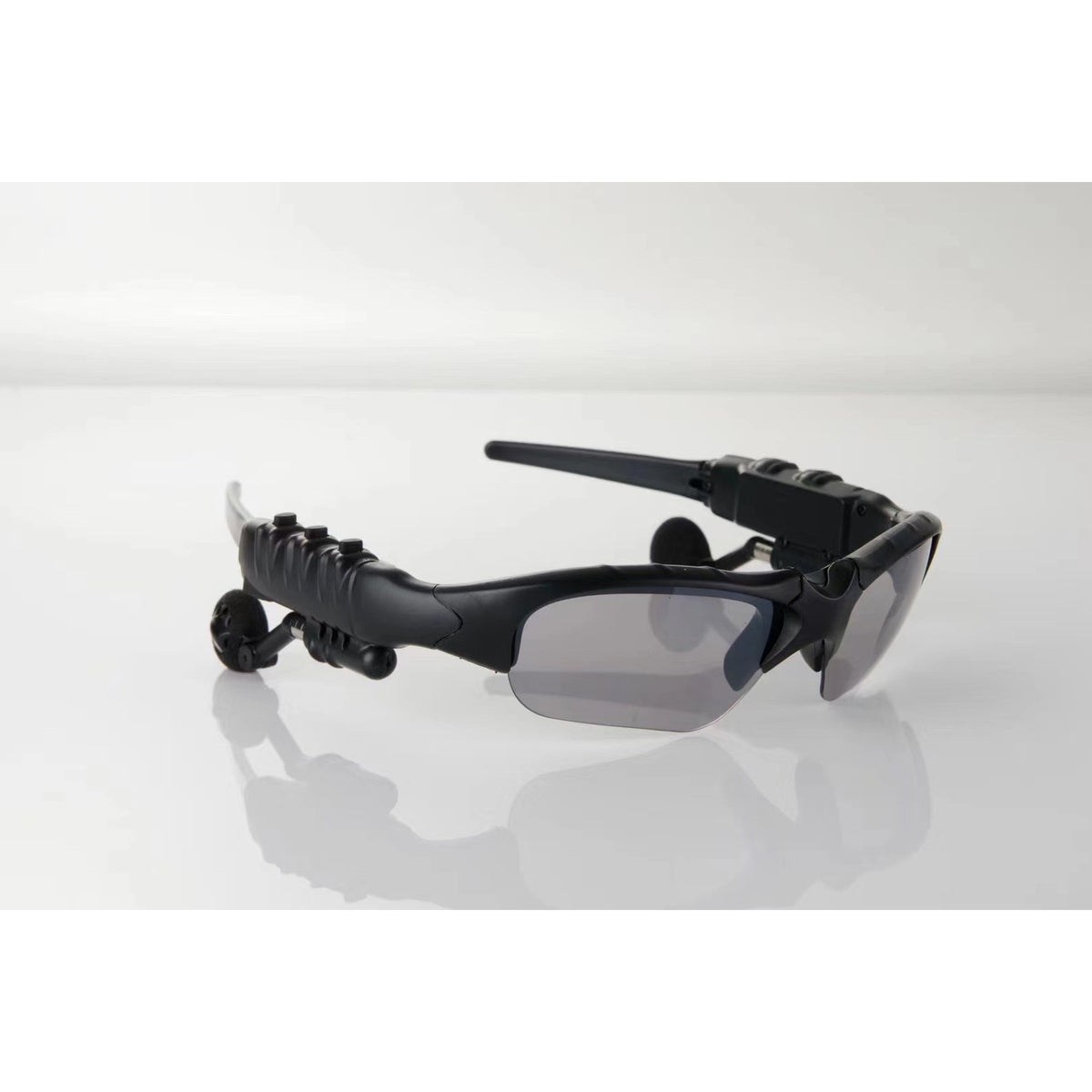 Ochelari de Soare Inteligenti, Lentile Polarizate cu Protectie UV, Bluetooth 5.0, Apeluri Hands-free si Muzica, Stereo, Impermeabili IPX3, Material ABS, 12.5 x 17 x 4 cm, Negru