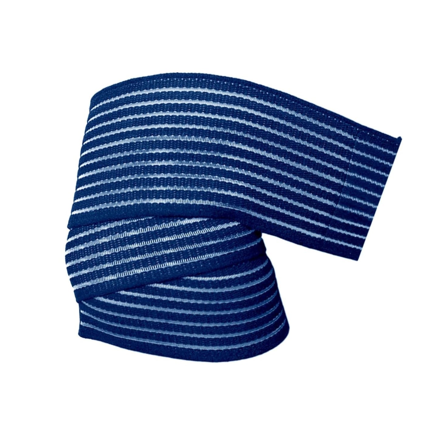 Orteză Elastică Universală, Fașă Compresivă pentru Membre, Gleznă, Genunchi și Încheietură, Prindere Velcro, Nailon, 180 x 7.5 cm, Albastru