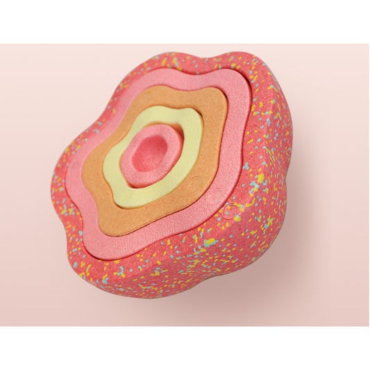 Jucarie Senzoriala De Echilibru Tip Stepping Stones, Set 5 Piese Pentru Coordonare Si Motricitate, Spuma PPE, Diametru 28 cm, Multicolor