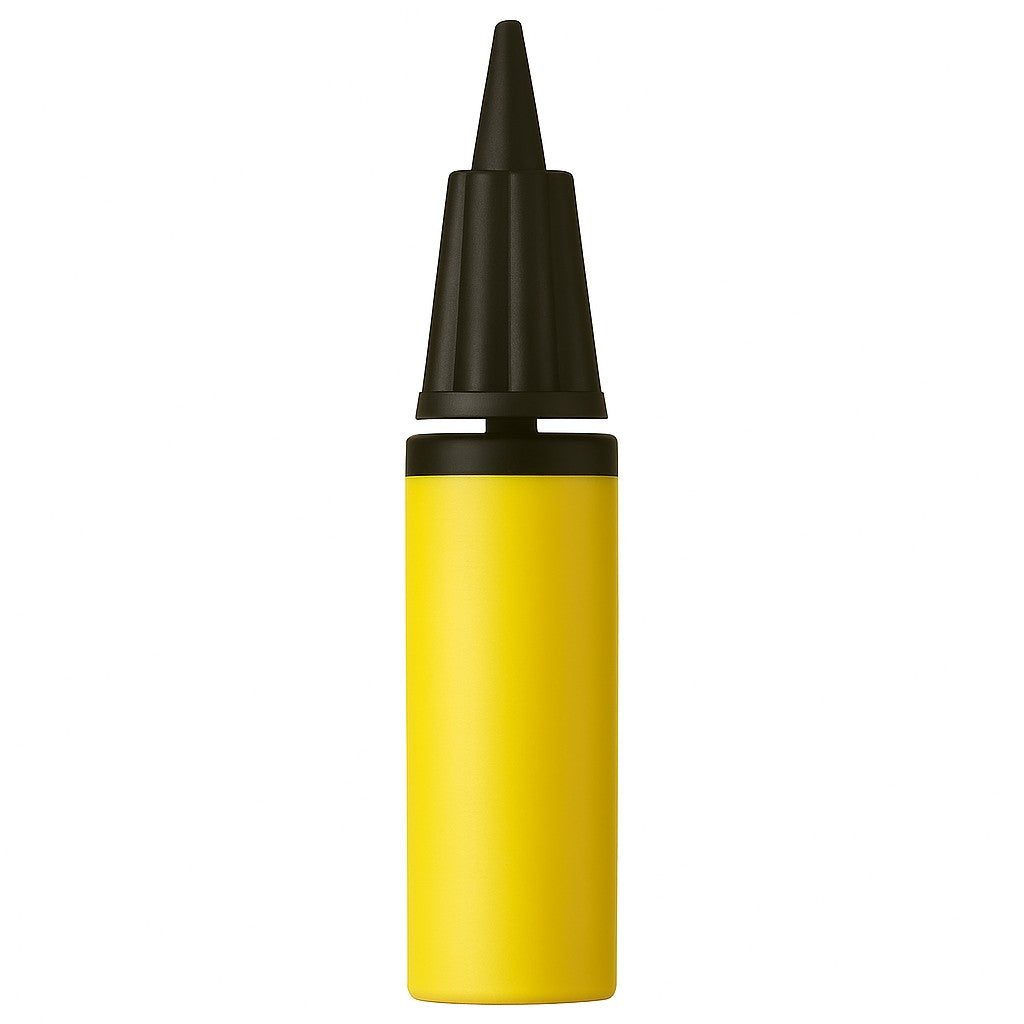 Pompa Manuala pentru Umflat Baloane, Mecanism Dublu de Umflare cu Actiune Rapida, Plastic Rezistent, 27 x 4.5 cm, Galben