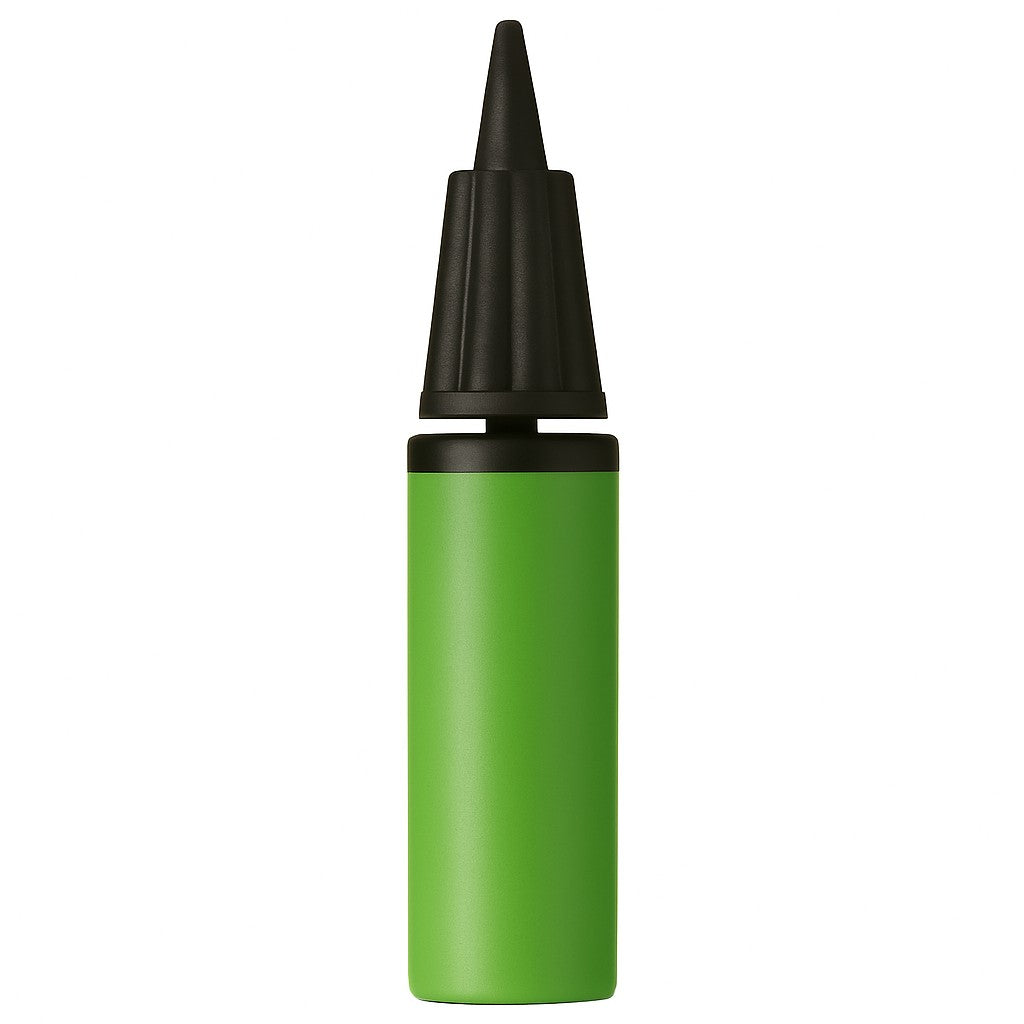 Pompa Manuala de Umflat Baloane, Mecanism Dublu de Umflare, pentru Baloane Latex si Folie, Plastic Rezistent, 27 x 4.5 cm, Verde