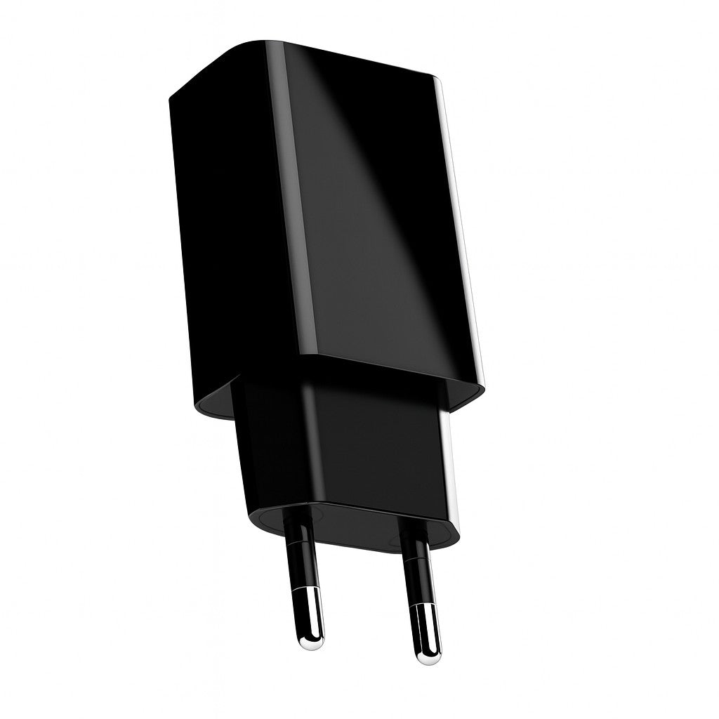 Încărcător Retea Fast Charge, Adaptor Alimentare USB-A, Priză Standard UE, 5V 2A, Negru
