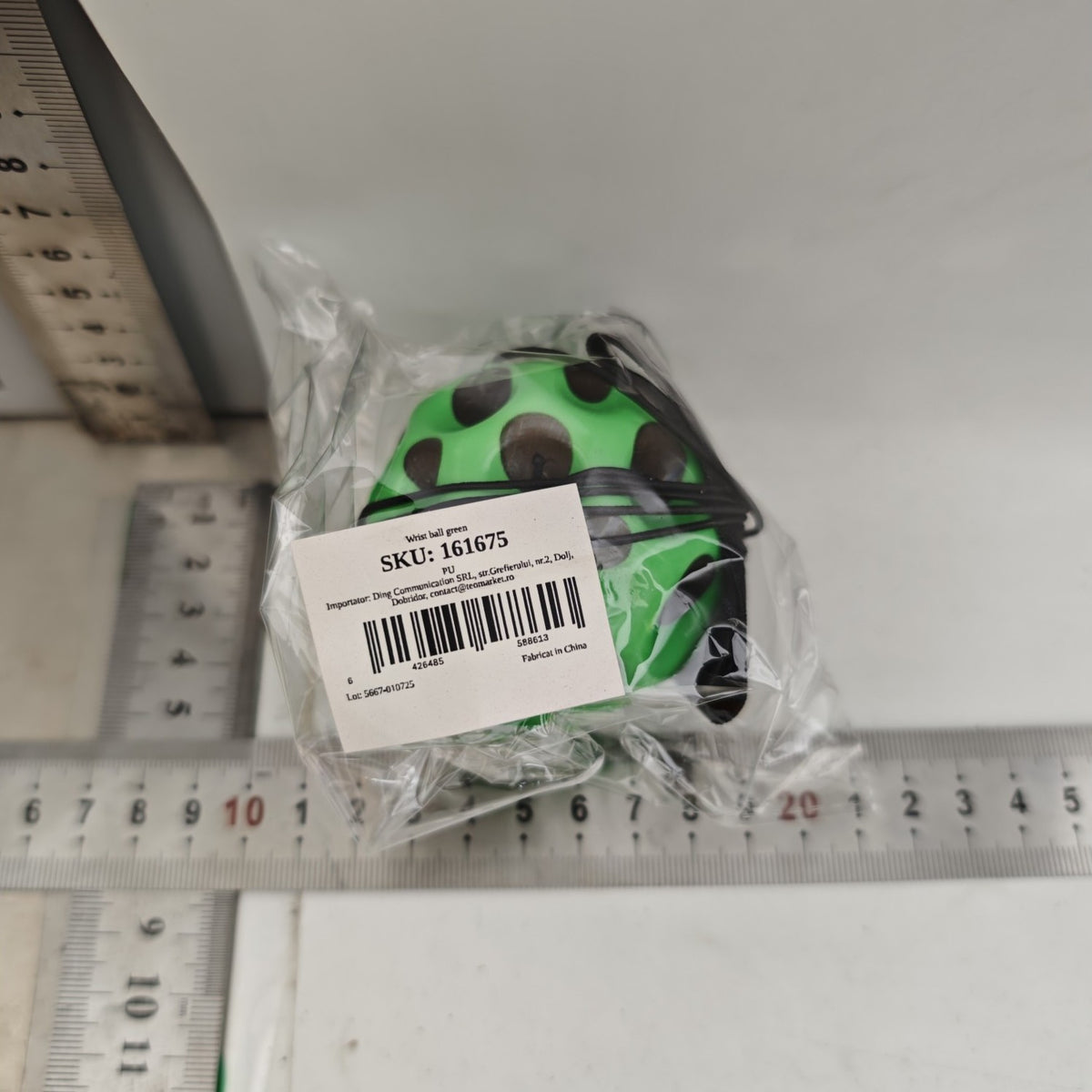 Minge Saltareata Space Moon Ball, Jucarie Hiperelastica si Antistress pentru Copii, Design Ergonomic, Diametru 66 mm, Verde