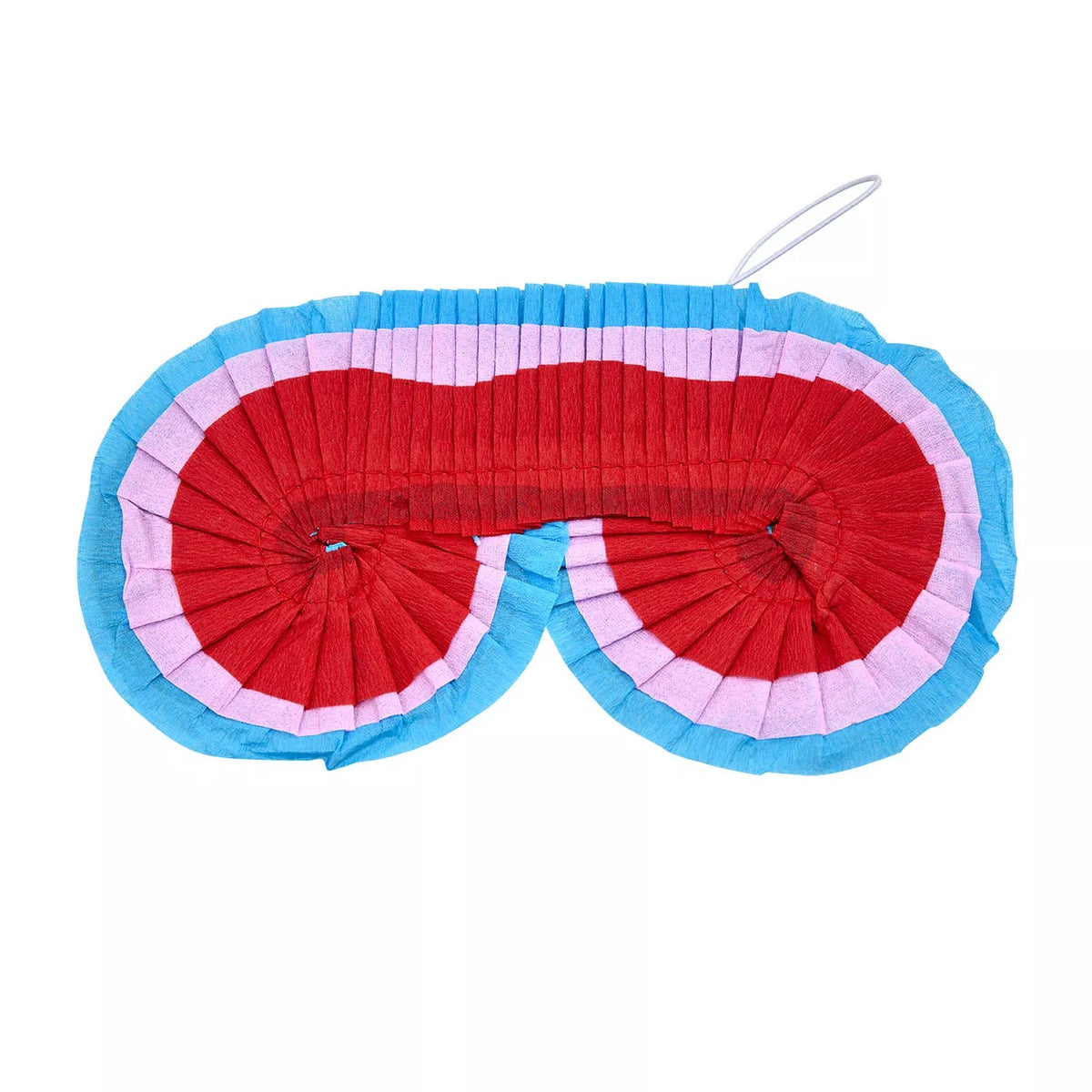 Set 3 Masti Piniata Blindfold, Accesoriu Petrecere cu Elastic, Hartie Creponata, 17 x 8.4 cm, Multicolor