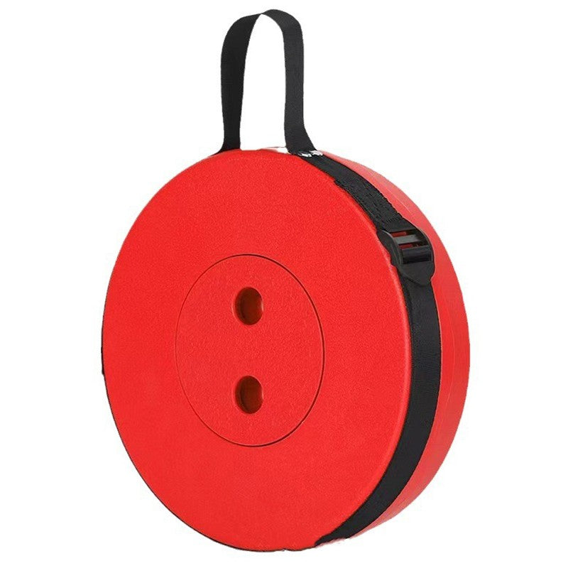 Scaun Telescopic Pliabil pentru Camping si Pescuit, Taburet Extensibil si Portabil, Inaltime Reglabila 6-45 cm, Rezistent pana la 150 kg, Material ABS, Diametru 25 cm, Multicolor