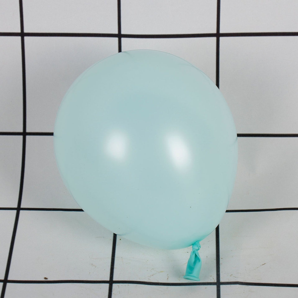 Set 12 Baloane din Latex Macaroon pentru Petreceri, Compatibile cu Aer sau Heliu, Finisaj Mat, 30 cm, Albastru