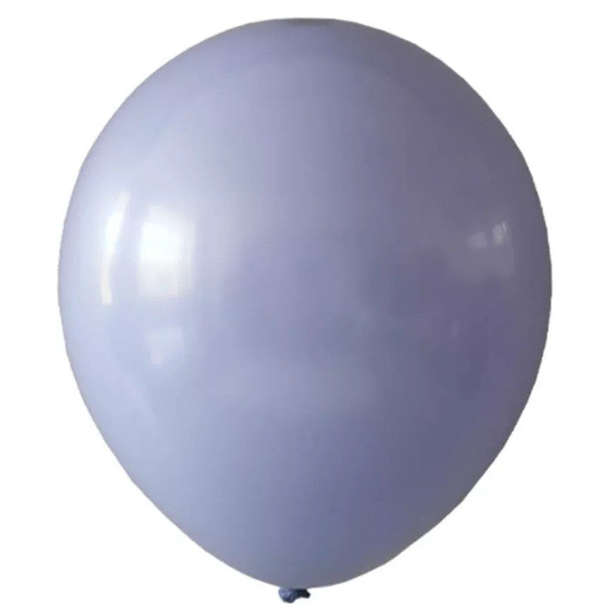 Set 12 Baloane Petrecere, Latex Macaroon Mat, Compatibile Aer sau Heliu, 30 cm, Gri