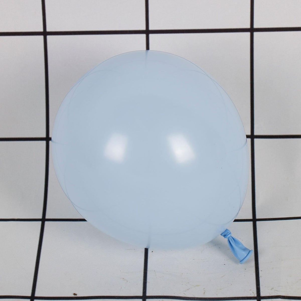 Set 12 Baloane din Latex Macaroon, Accesorii Decor Petreceri, Compatibile Aer sau Heliu, Finisaj Mat, 30 cm, Bleu