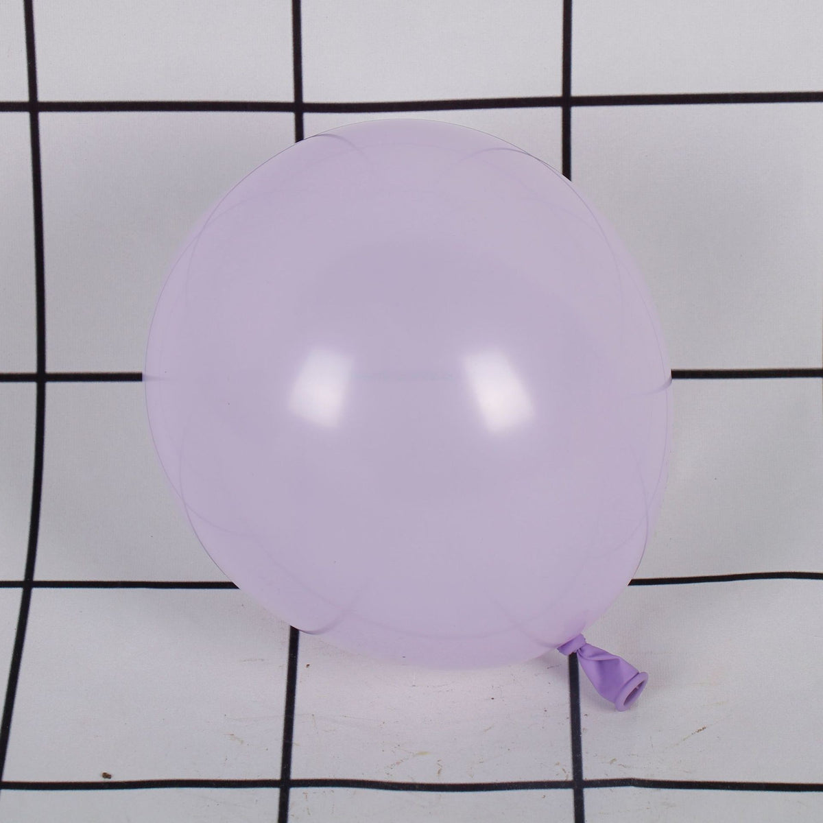 Set 12 Baloane din Latex Macaroon, Accesorii Decor Petrecere, Compatibile Aer sau Heliu, Material Moale Mat, 30 cm, Mov
