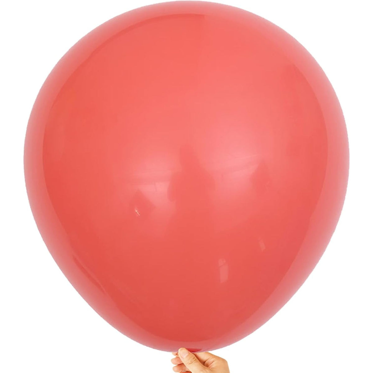 Set 12 Baloane Aniversare, Model Macaroon Mat, Potrivite pentru Aer sau Heliu, Material Latex, 30 cm, Rosu