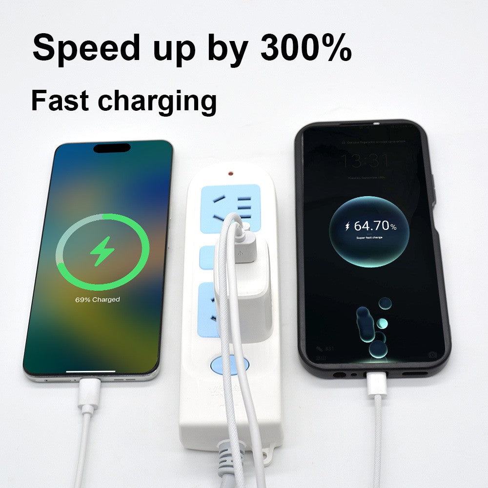 Incarcator Retea Fast Charging, Dual Port USB-C Power Delivery 20W si USB-A Quick Charge 3.0, Adaptor Priza Standard European, Alb