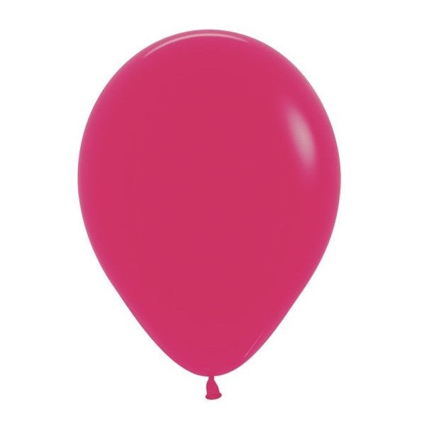 Set 12 Baloane Party, Latex Standard, Compatibile Aer sau Heliu, 30 cm, Roz Zmeura