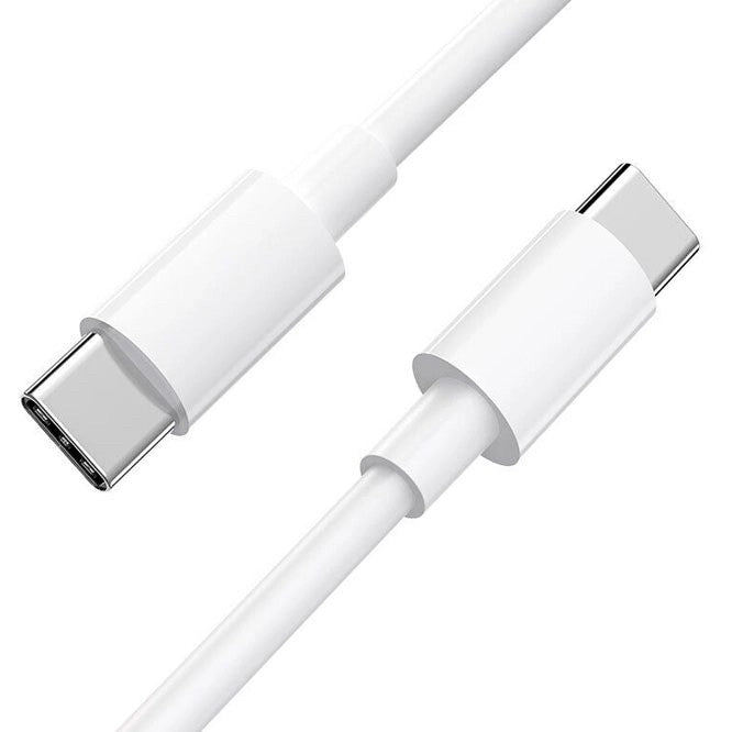 Cablu de Date si Incarcare Rapida USB Type-C la Type-C, Power Delivery 240W, 160 Fire Cupru, Compatibil iOS si Android, Laptop si Smartphone, 1m, Alb