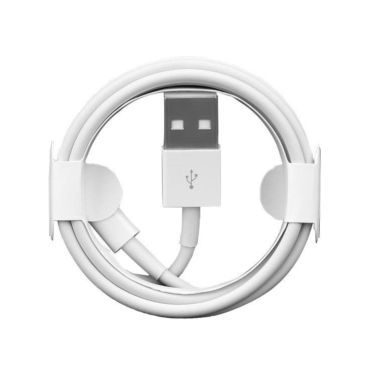 Cablu de Date si Incarcare Rapida, Conectori USB la Lightning, Transfer Date si Alimentare 2A, Rezistent la Uzura, Lungime 2 m, Alb