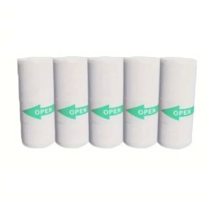 Set 5 Role Hartie Termica Autocolanta, Compatibile cu Mini Imprimanta Foto Portabila, Hartie Premium, Alb, 5 Bucati