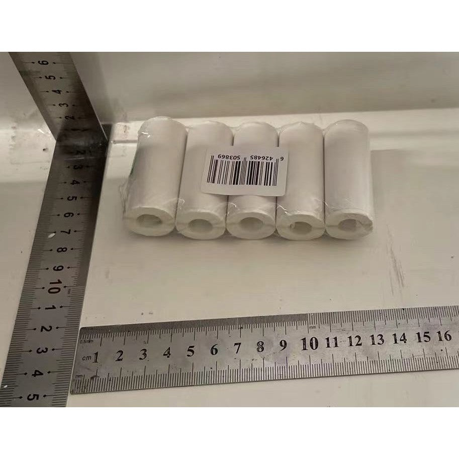 Set 5 Role Hartie Termica Autocolanta, Compatibile cu Mini Imprimanta Foto Portabila, Hartie Premium, Alb, 5 Bucati