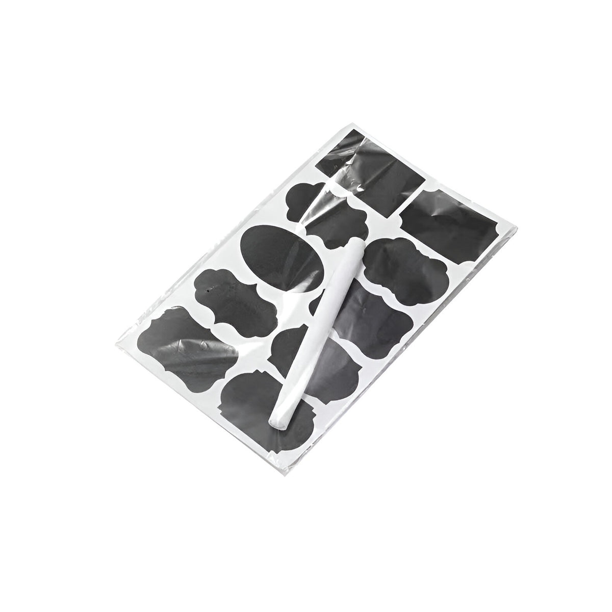 Set 7 Recipiente Depozitare Alimente Etanse, Organizator Bucatarie si Camara, Plastic Acrilic Fara BPA, Include 10 Etichete, 4 Linguri si Spatula, Transparente cu Capac Negru