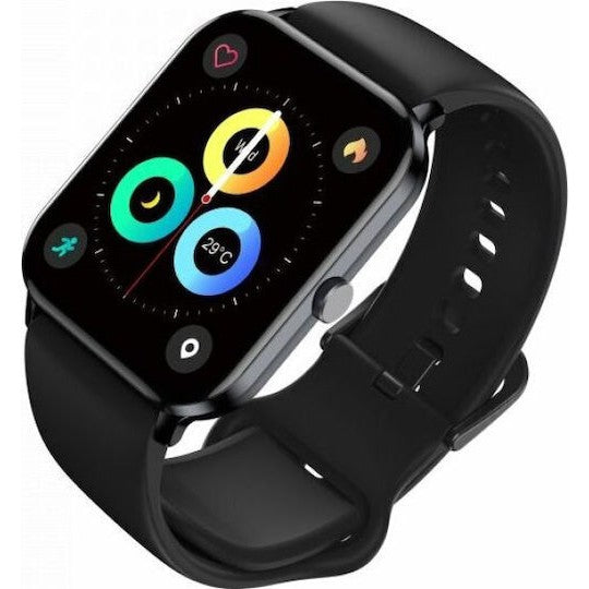 Ceas Smartwatch H15, Apeluri Bluetooth, Monitorizare Puls si Oxigen, Ecran 1.81 inch, Siri, Aliaj Zinc, Negru