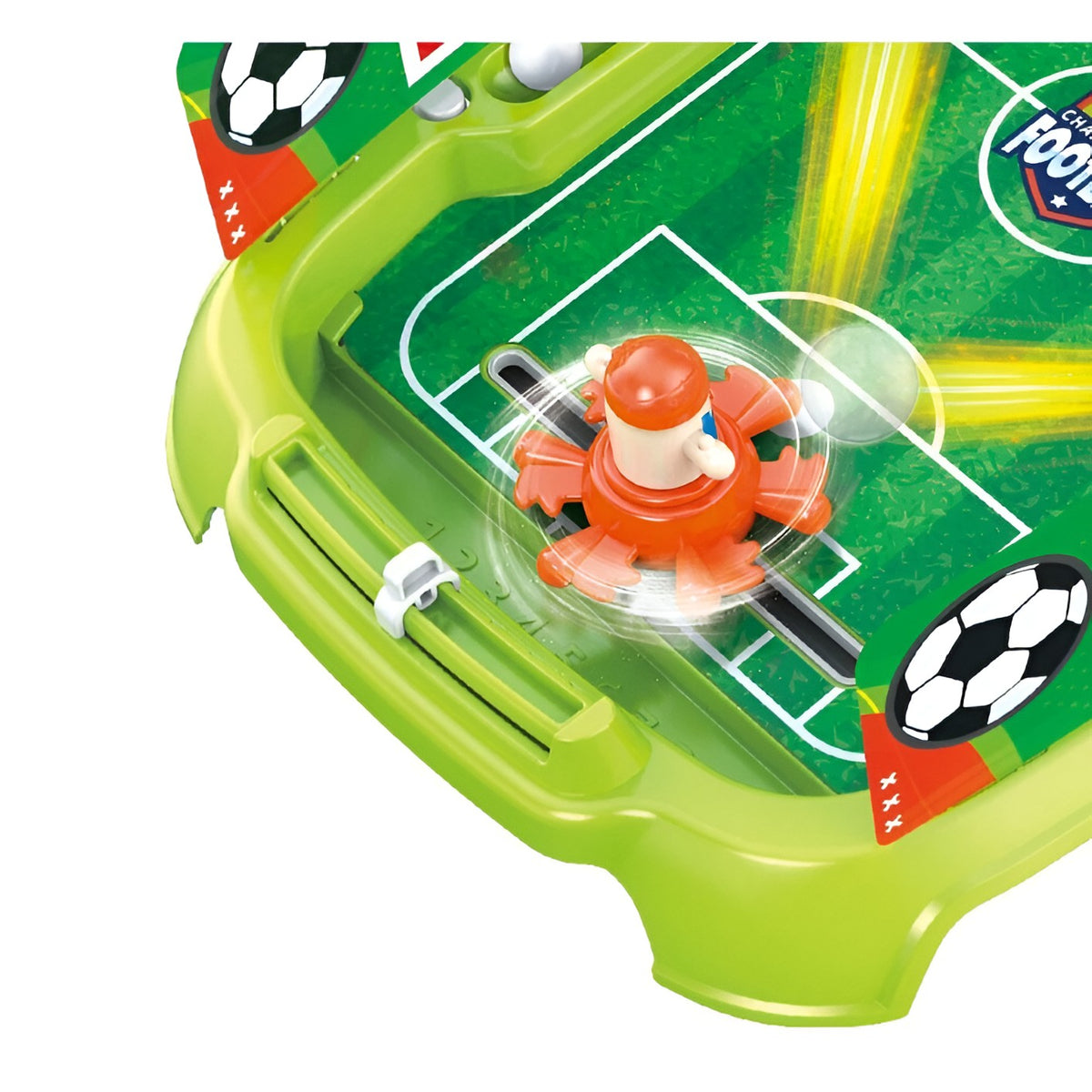 Joc de Masa Interactiv Fotbal pentru Copii, Football Battle Game cu Tabela Scor, Plastic ABS, 4 Mingi Incluse, 40.7x27x14.5 cm, Verde