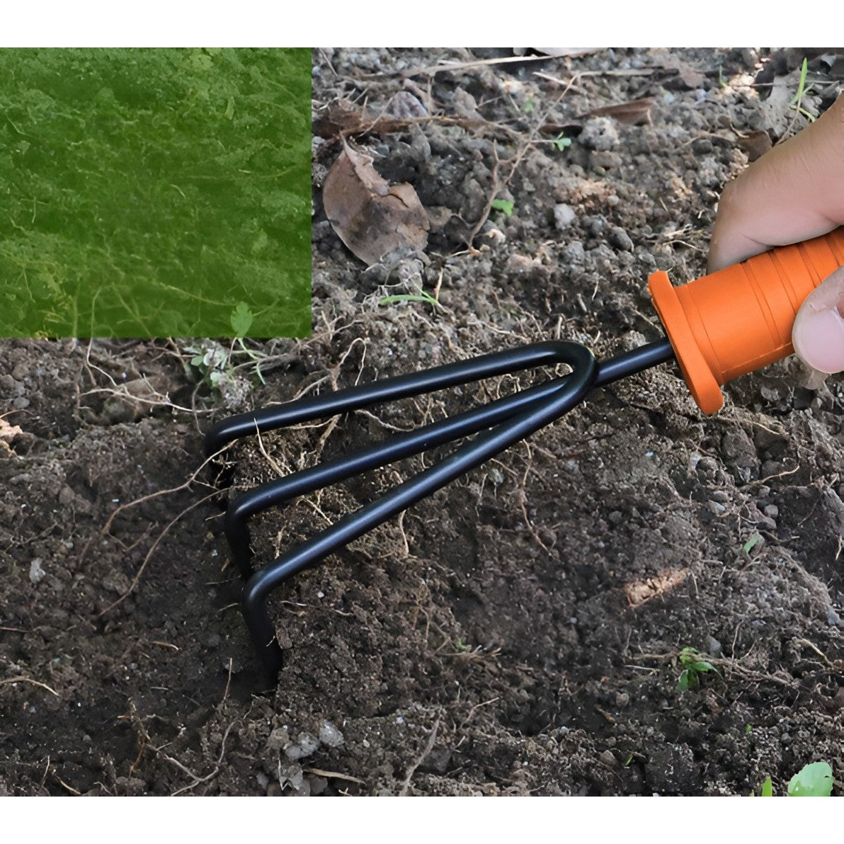 Set Unelte Gradinarit pentru Plantare si Ingrijire Plante, Manere Ergonomice, Otel si PVC, 12 Piese cu Cutie Depozitare, 37x28 cm, Portocaliu/Negru