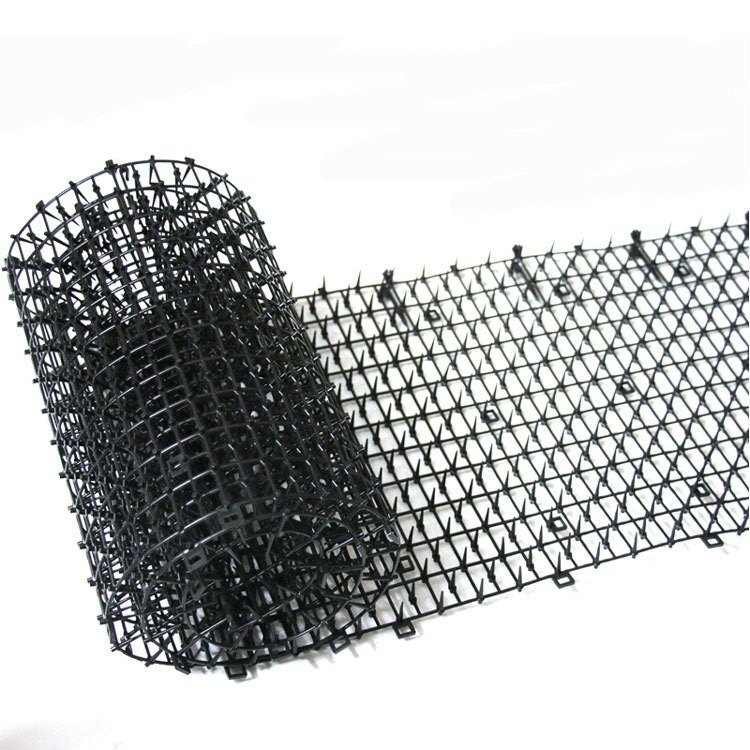 Plasa Protectoare Gradina, Covoras Anti Animale cu Tepi Repelenti, Rola Protectie Balcon si Flori, Plastic Rezistent, 200 x 30 cm, Negru