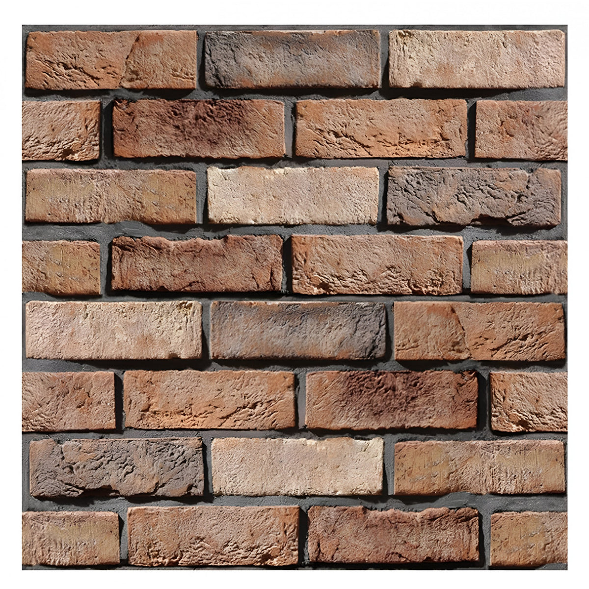 Tapet Autocolant 3D, Set 10 Placi Autoadezive cu Model Caramida, Impermeabil si Rezistent la Apa, Panou Decorativ Texturat, 30x30 cm, Maro