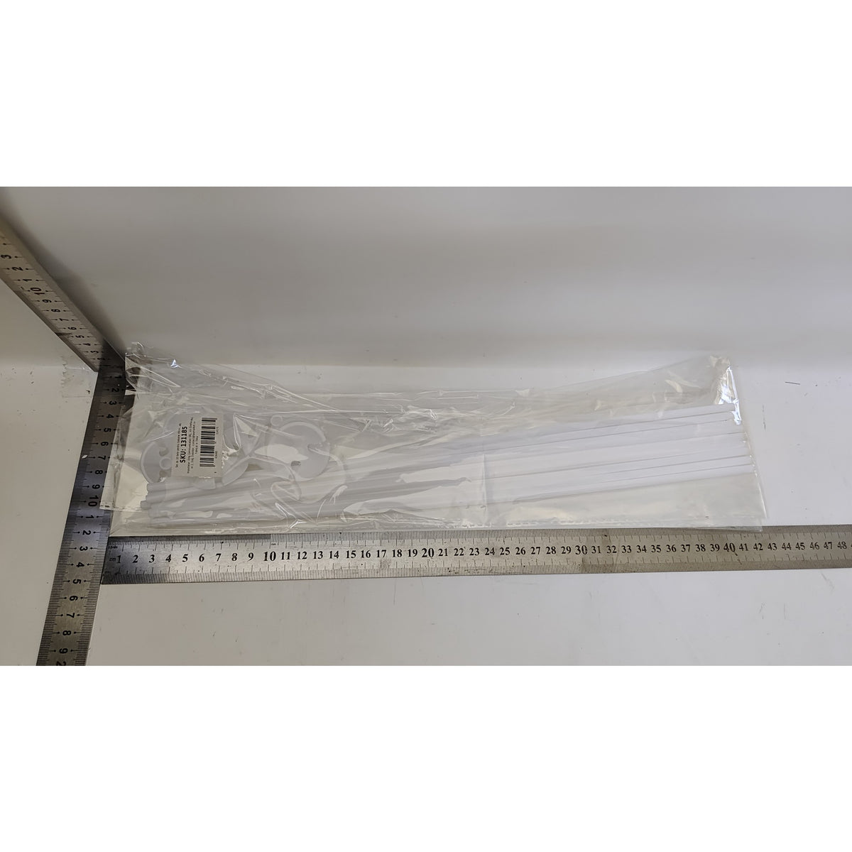 Set 10 Bete cu Rozete pentru Baloane, Suporturi Sustinere Baloane, Plastic Durabil, Reutilizabile, pentru Nunti si Aniversari, Transparente, 40 cm