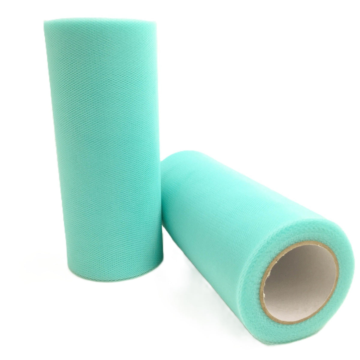 Tul Decorativ Pentru Evenimente, Material Poliester 20D Rezistent, Textura Fina Fara Elasticitate, Rola 15 cm x 22 m, Albastru