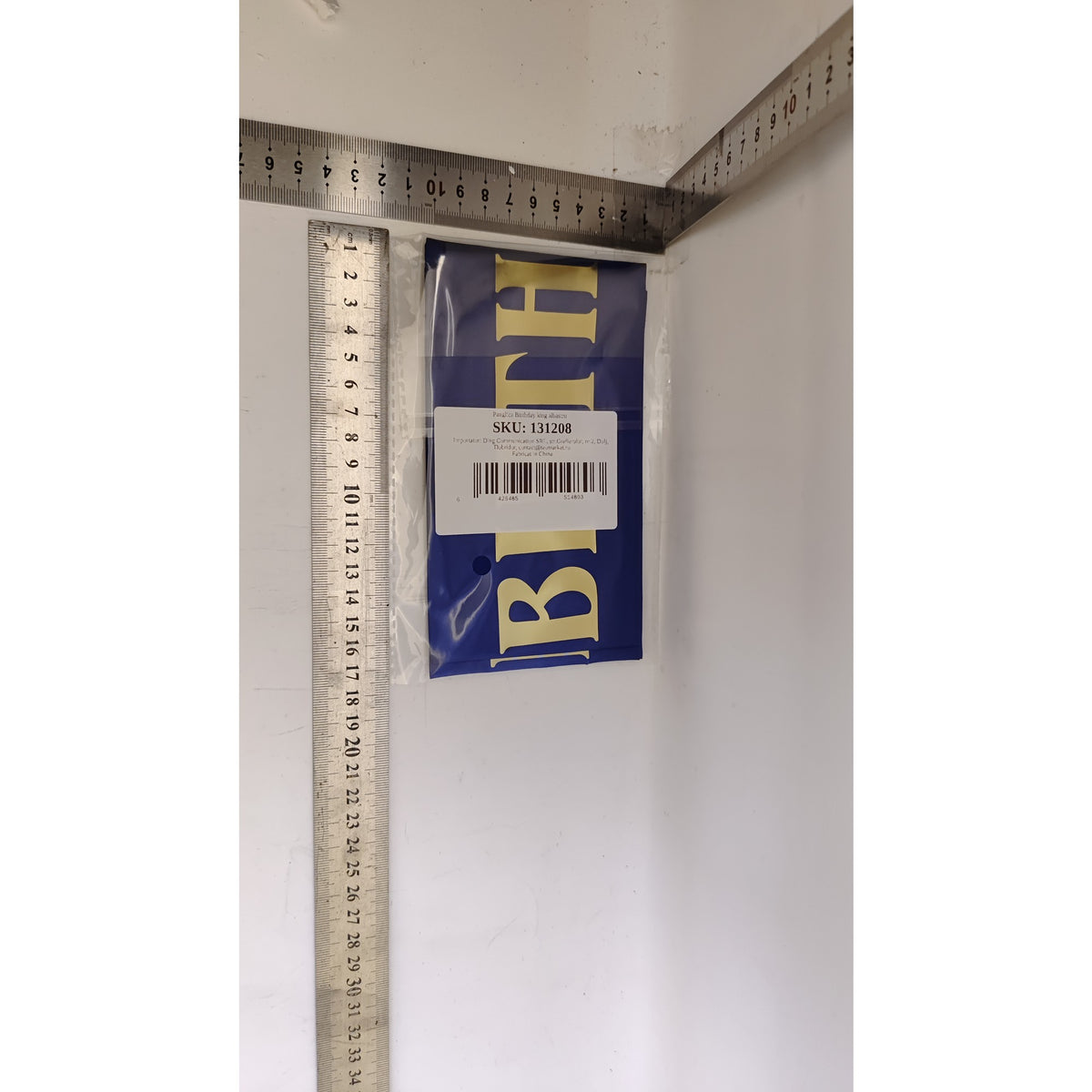 Panglica Aniversara Birthday King, Esarfa Festiva pentru Petrecere Tematica, Material Textil Rezistent, 160x9.5 cm, Albastru