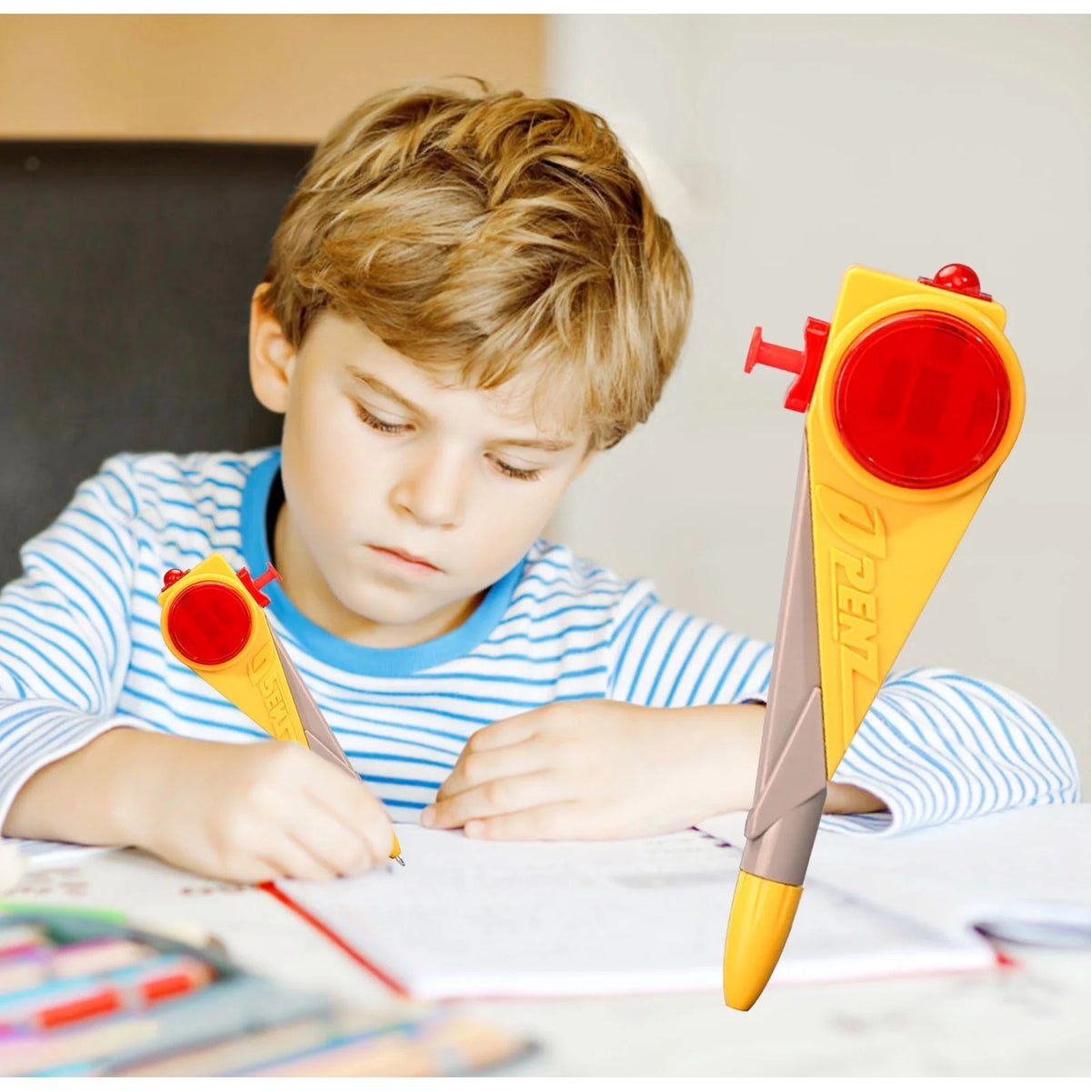 Pix Multifuncțional cu Stropitoare pentru Apă, Instrument de Scris și Jucărie Creativă, Material ABS, 5 x 1.5 x 17 cm, Multicolor