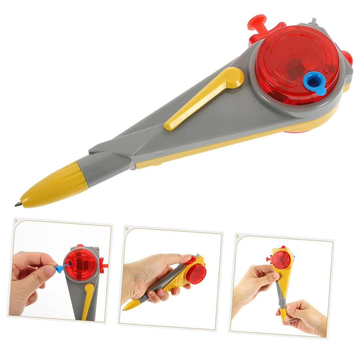 Pix Multifuncțional cu Stropitoare pentru Apă, Instrument de Scris și Jucărie Creativă, Material ABS, 5 x 1.5 x 17 cm, Multicolor