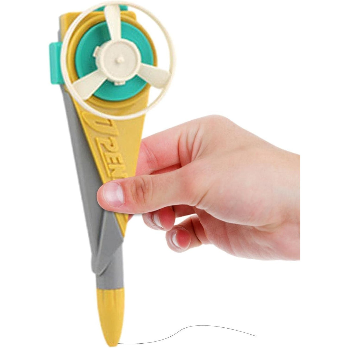 Pix Multifunctional cu Elice, Instrument de Scris si Jucarie Interactiva, Material ABS Durabil, 5 x 1.5 x 17 cm, Multicolor