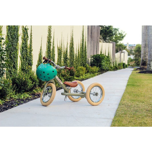 Cască de Protecție pentru Copii, Mărime M, 52-57 cm, Interior Spumă EPS și Exterior ABS Rezistent, Unisex, Verde