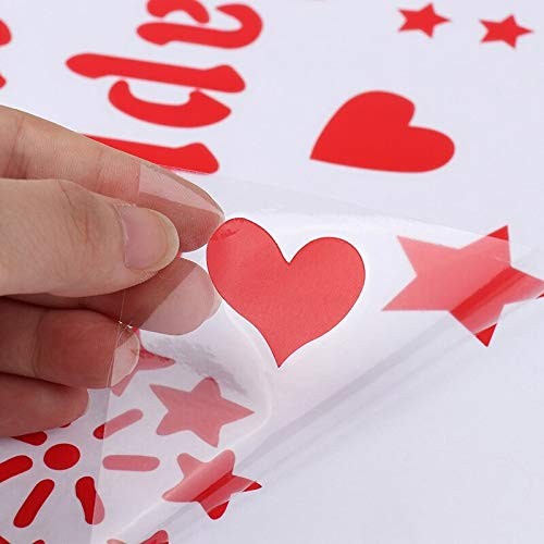 Sticker Autocolant pentru Baloane si Decor, Mesaj Happy Birthday, Tematica Aniversare, Vinil, 29x21 cm, Rosu