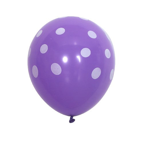 Set 10 Baloane din Latex, Model Mix cu Buline si Simple, Diametru 30 cm, Greutate 2.8 g, Mov