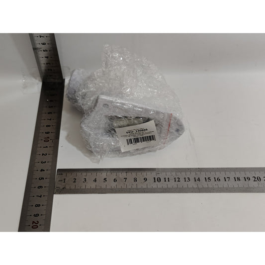 Baza Suport Steag, Suport Fixare Stâlp Flagpole, Aliaj Rezistent la Intemperii, Utilizare Interior și Exterior, Diametru 2.8 cm, Albă
