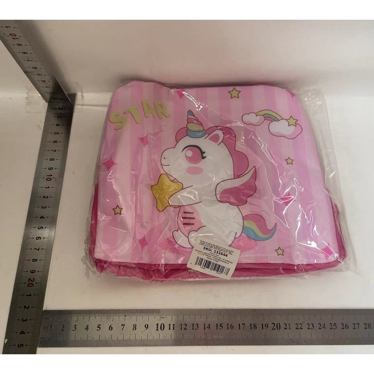 Geanta Termoizolanta pentru Copii, Caserola Pranz cu Izolatie Termica, Model Unicorn, Panza Oxford si Folie Aluminiu, 23x13x19 cm, Roz