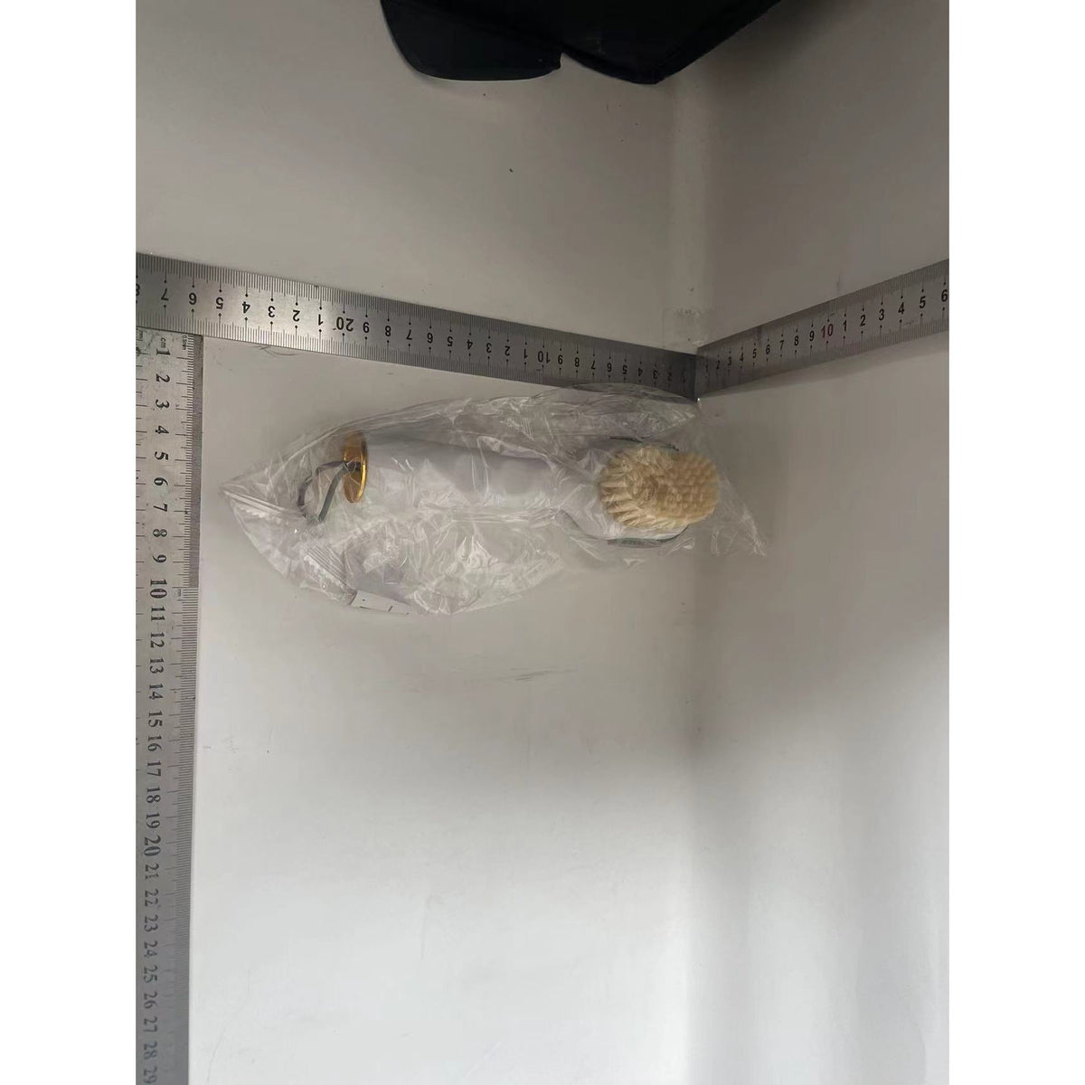 Perie pentru Curatare Incaltaminte cu Recipient pentru Detergent, Perie Multifunctionala pentru Lenjerie, Peri Moi din Nylon, Plastic Durabil, 22x6x4 cm, Alb